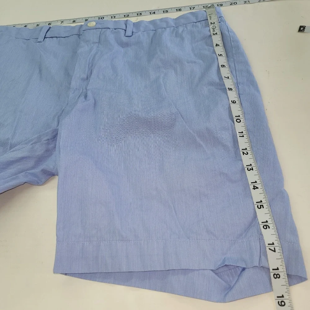 Polo Ralph Lauren Shorts Mens 38 Blue Pinstripe Slim‎ Fit 8